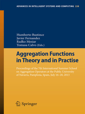 cover image of Aggregation Functions in Theory and in Practise